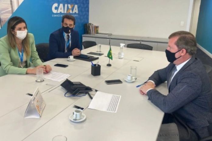 Marx Beltrão atua em Brasília por nova agência da Caixa Econômica Federal em Coruripe