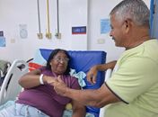 HGE salva a vida de trabalhadora que desconhecia ter trombose venosa profunda nas pernas
