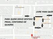 Devido a obra, veículos deverão fazer retorno de quadra