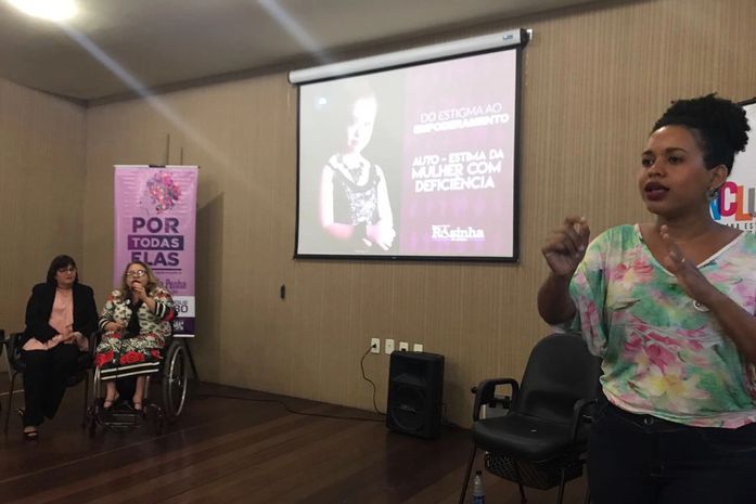 Seminário de Enfrentamento à Violência contra Mulheres com Deficiência: violência contra uma é violência contra todas”, aconteceu na última segunda feira (28).