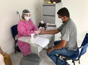 Saúde de Branquinha realiza mutirão de testes rápidos para a Covid-19 em profissionais