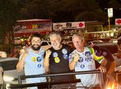 Cabo Bebeto, Fábio Costa e Arthur Lira mostram força nas ruas durante caravana no Clima Bom