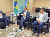 Ministro Waldez recebe governador Paulo Dantas e prefeito Júlio Cezar em Brasília