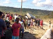 Acidente aconteceu na zona rural de São Miguel dos Campos.