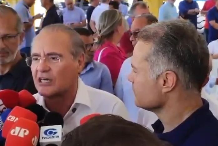 Renan Calheiros diz que MDB está à disposição de JHC para eleições de 2026