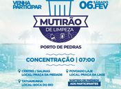 Mutirão de limpeza das praias em Porto de Pedras será neste sábado