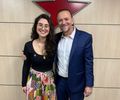 Em Brasília, Teca Nelma se reúne com presidente nacional do PT para discutir rumos do partido