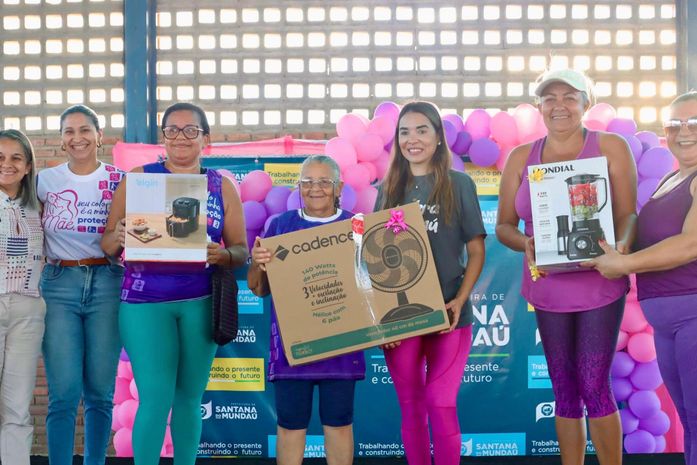 Assistência Social de Santana do Mundaú encerra mês das mães com um super aulão