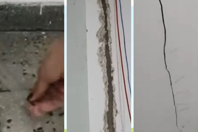 Inspeção detecta rachaduras em prédio na Cambona, na borda das áreas com risco de afundamento do solo