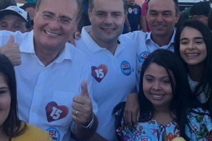 Renan Pai e Renan Filho fazem campanha sem Maurício Quintella
