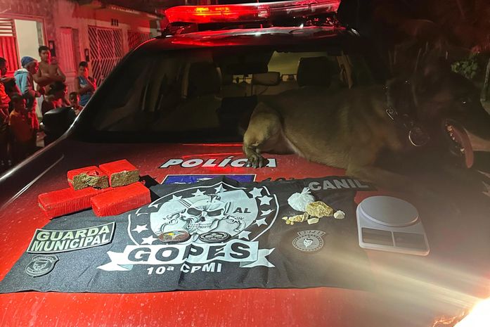 Homem apontado como líder de facção criminosa é preso pela polícia com drogas no interior de AL