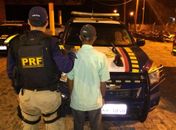 Condutor foi preso com espingarda 