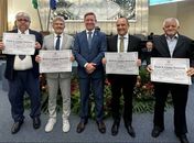 Em sessão solene, Cabo Bebeto homenageia empresários com títulos de Cidadãos Honorários de Alagoas