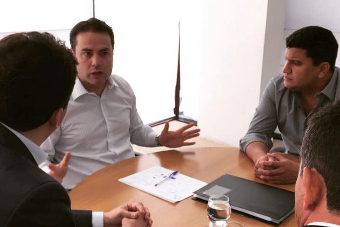 Prefeito Henrique Madeira, Governador Renan Filho e Deputado Marquinhos