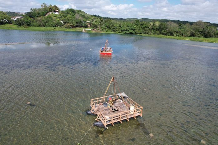 Obras da ponte Penedo-Neópolis avançam para o rio São Francisco