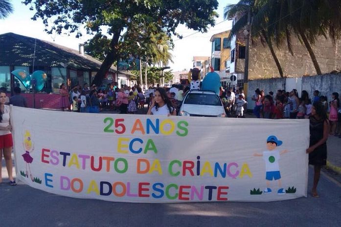 25 anos do ECA foi comemorado com brincadeiras e atividades em Maragogi