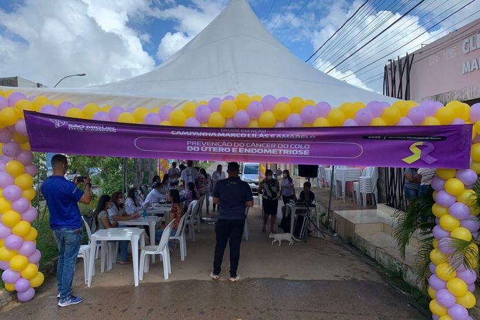 Ação especial do “Março Lilás e Amarelo” realiza dezenas de exames e consultas em São Miguel dos Campos