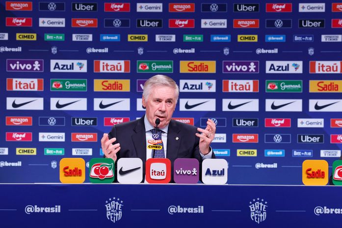Carlo Ancelotti convoca Seleção Brasileira para amistosos contra Japão e Singapura