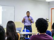 Clayton Santos profere aula inaugural do curso de Especialização em Assessoria de Imprensa da Ufal.