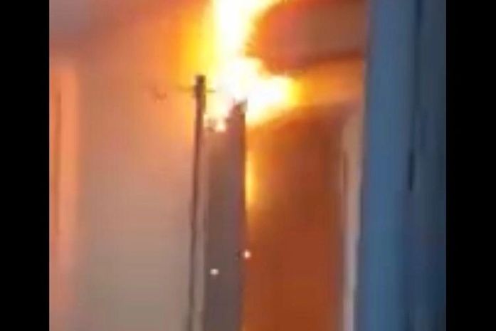 Incêndio atinge ar-condicionado no HGE e provoca remoção às pressas de pacientes; veja vídeo