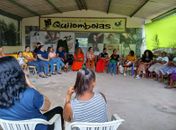 
As mulheres do Quilombo Birros promovem, no cotidiano,  o resgate da memória para preservar a história quilombola da região, como uma 'Rota de Saúde'. Que legal!
