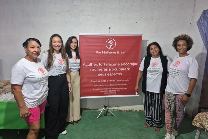 Por Mulheres Brasil e AMCALS realizam primeira ação social para dezenas de mulheres em Rio Largo