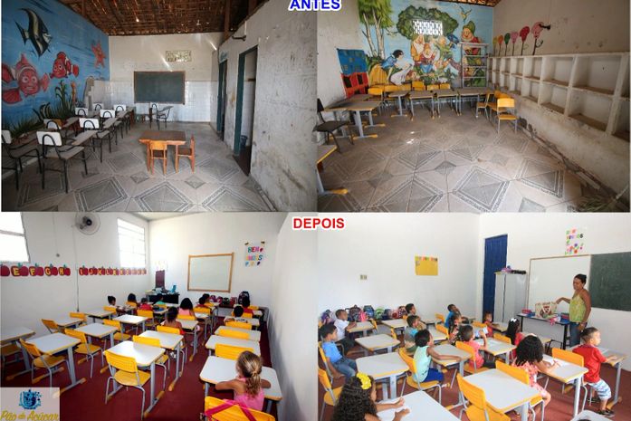 Prefeito Flávio Almeida entrega escola reformada e adequada para aulas