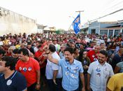 Rodrigo Cunha recebe apoio dos prefeitos de Girau do Ponciano e Coité do Noia, em caminhada e comício no Agreste