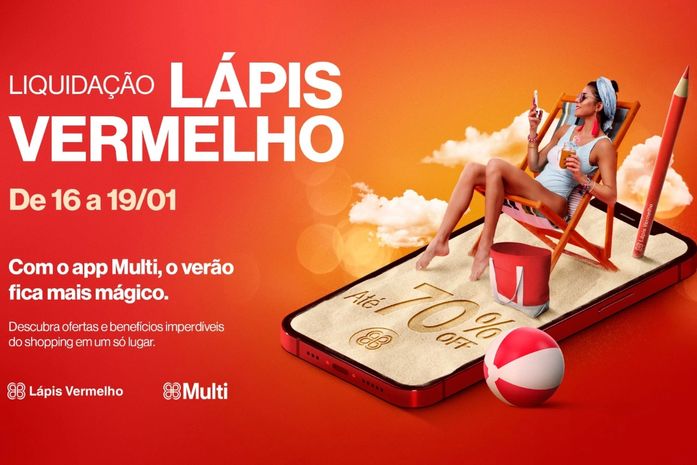 Parque Shopping Maceió prepara Liquidação Lápis Vermelho com descontos de até 70%