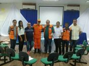 Em reunião, representantes da Prefeitura de Santana do Mundaú discutem plano de contingência para quadra chuvosa com 3º Grupamento do Bombeiro Militar