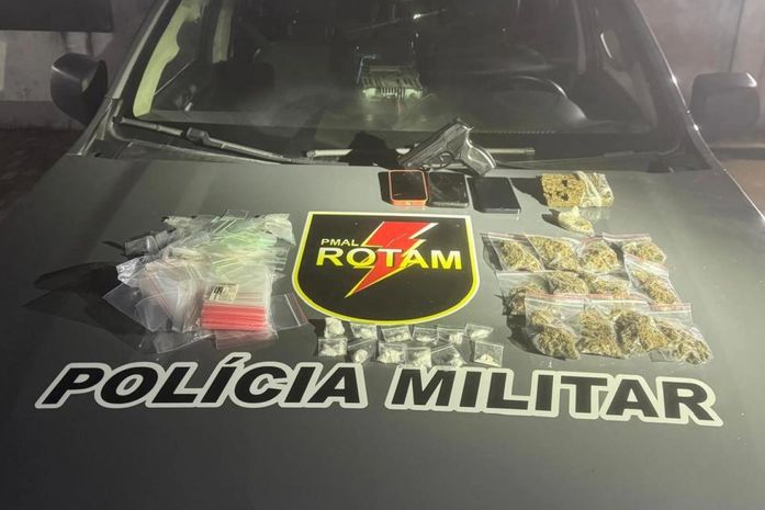 Polícia Militar apreende drogas e captura foragido da Justiça em Maceió