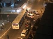 Colisão envolvendo carro e ônibus deixa transito lento na Pajuçara