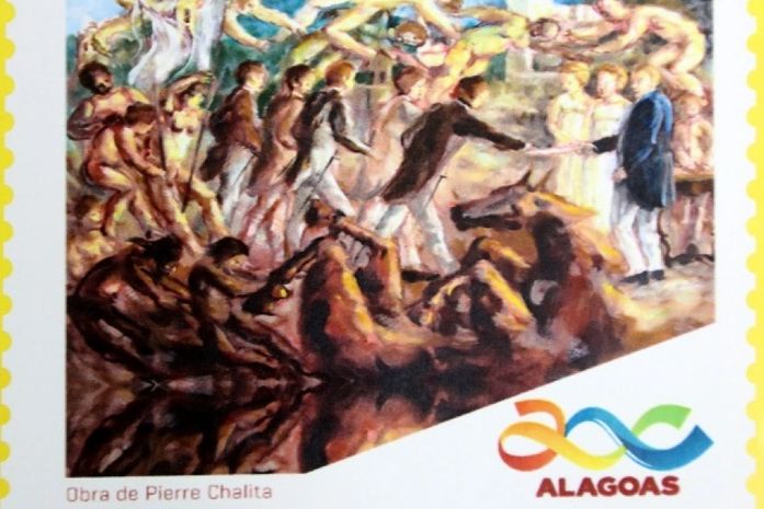 Selo comemora os 200 anos de Alagoas