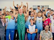 Semed leva projeto de artista circense italiano às escolas da rede municipal de Maceió
