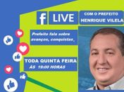Chamadas estão sendo feitas na página do facebook do próprio prefeito Vilela