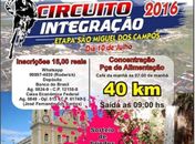 Circuito Integração será neste domingo, 10 de julho, em São Miguel dos Campos; inscreva-se