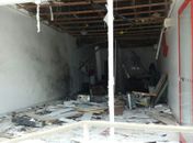 Agência amanheceu completamente destruída
