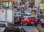 Trânsito também ficou caótico devido à greve