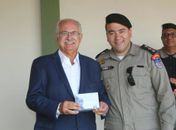 Teófilo participa da solenidade de inauguração do estande de tiro do 3o BPM