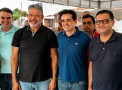 Visita de Arthur Lira ao Instituto IZM em Arapiraca consolida apoios de Lelo Maia e Zé Márcio Filho ao Senado