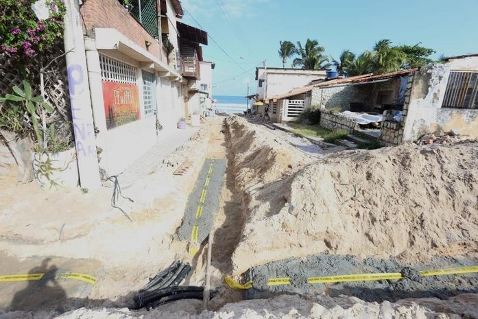 Obras de revitalização da Vila dos Pescadores, na Praia do Francês, estão avançadas