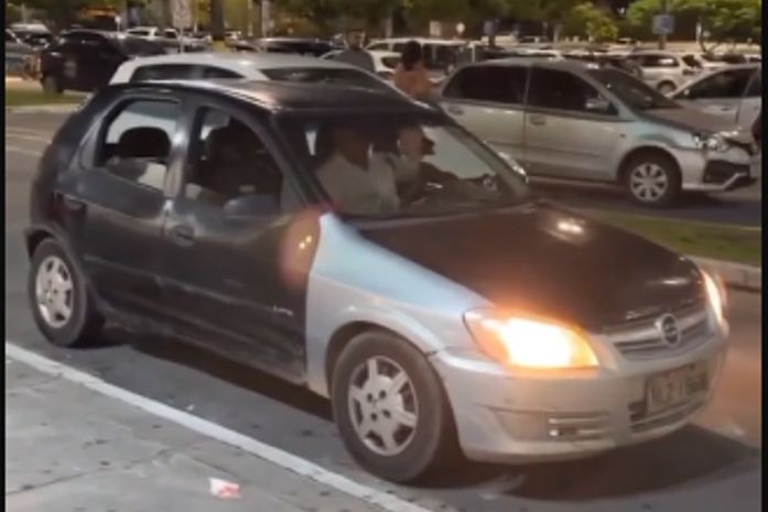 Vídeo: mulheres negam viagem por app após condições de veículo e internautas organizam vakinha para ajudar motorista