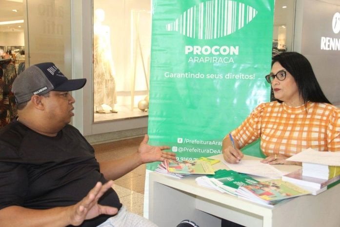 Atendimentos do Procon Arapiraca serão ampliados no Centro e no Shopping