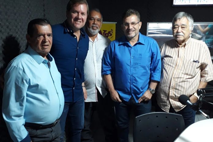 Marx Beltrão concede entrevista ao radialista França Moura