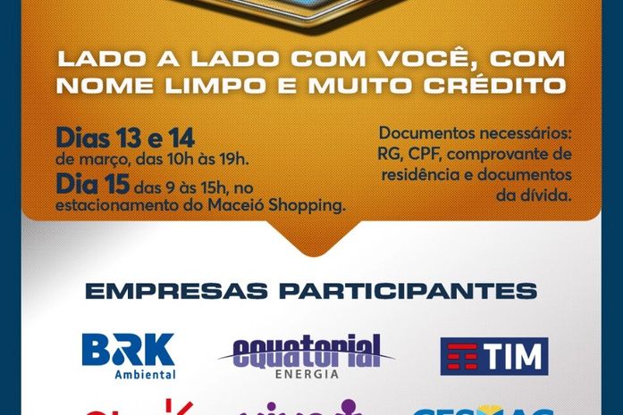 Procon Alagoas realiza Feirão de Negociação de Dívidas