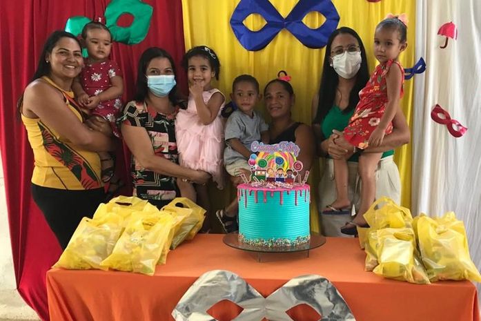 Assistência Social de Branquinha realiza comemoração para aniversariantes do Programa Criança Feliz
