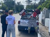 Homem é detido e PC apreende fios de cobre furtados e arma durante operação conjunta com a Equatorial