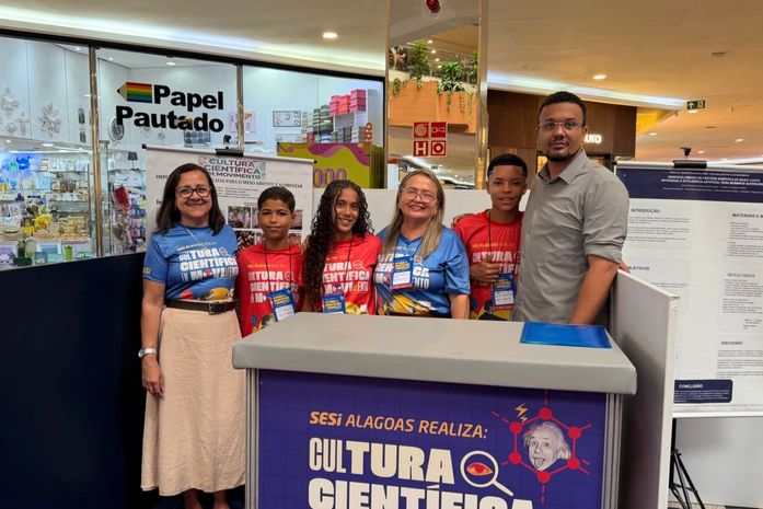 São Miguel dos Campos leva ciência e inovação das escolas municipais para mostra do SESI em Maceió