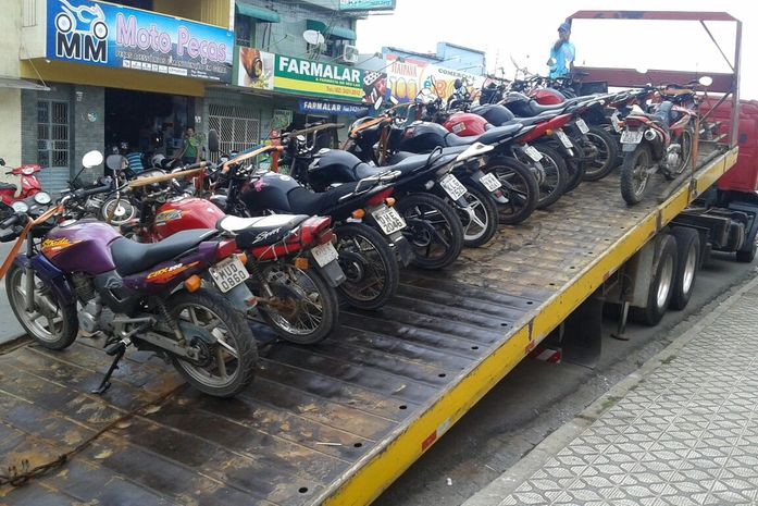 Motocicletas recolhidas