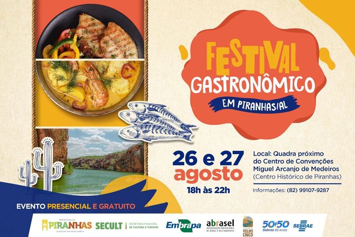 1° Festival Gastronômico de Piranhas é a mais nova atração no calendário de eventos em Alagoas